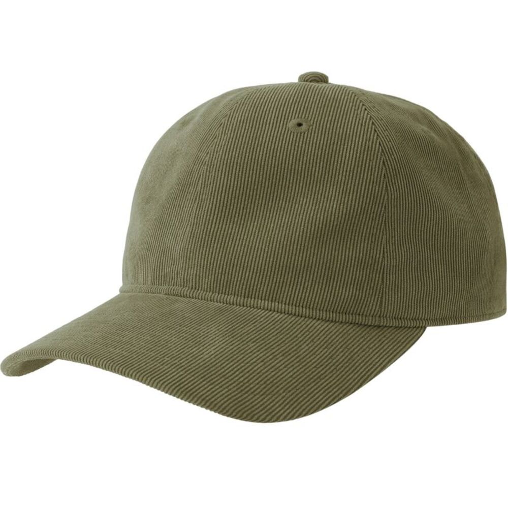 Atlantis Unisex Adult Creep S Corduroy Recycled Baseball Cap / Olive